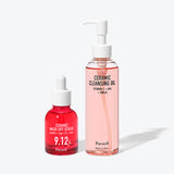 [Smooth Glow Texture Duo] Aha Omija Cleansing Oil + Wash-Off Serum