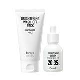 [Brightening Boost Duo] Niacinamide Brightening Serum + Wash-Off Pack