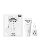 [7-Day Radiance Renewal Kit] Niacinamide Brightening Serum + Wash-Off Pack + Gel mask (5ea)