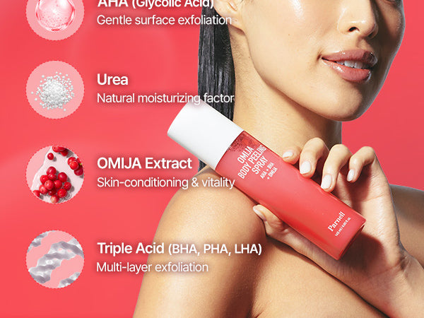 AHA Omija Ceramic Body Peeling Spray – PARNELL(US)