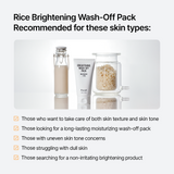 [NEW] Niacinamide Rice Brightening Wash-Off Pack