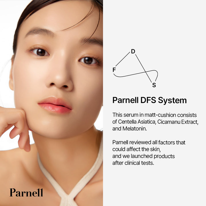 Parnell Cicamanu Matte Spondation 9g – Lightweight Matte Foundation Cushion for Smooth, Long-Lasting Coverage